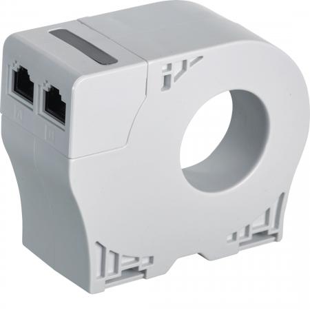 Hager FI-Wandler Rund Öffnungsdurchmesser 35 mm für Relais HR551/HR554, RJ45-Buc