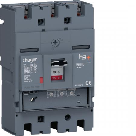Hager Leistungssch. h3+ P250 LSnI 3x100A 70kA