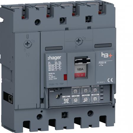 Hager Leistungssch. h3+ P250 LSI 4x100A 40kA