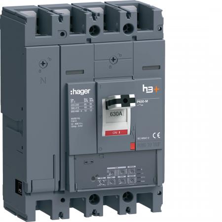 Hager Leistungsch. h3+ P630 LSI 4x630A 50kA