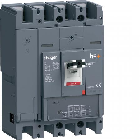 Hager Leistungsch. h3+ P630 LSI 4x250A 40kA