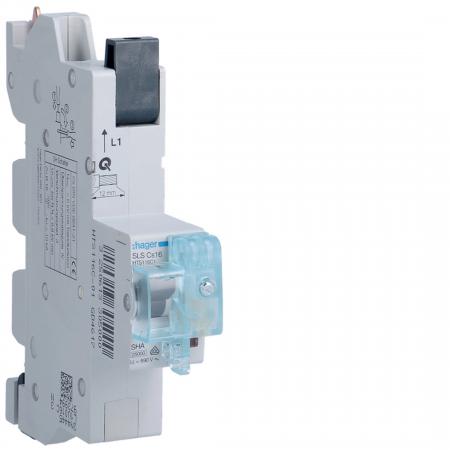 Hager SLS-Schalter 1P Cs-16A Sammelschiene QC