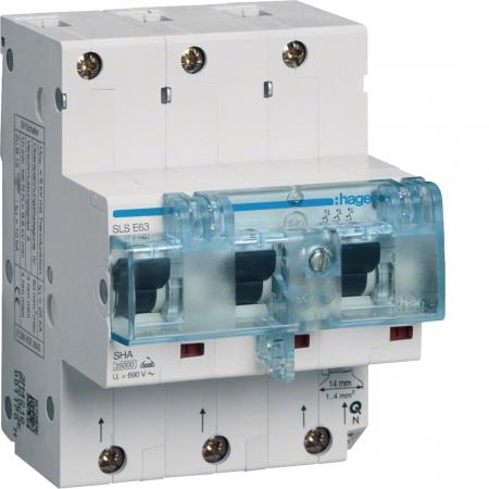 Hager SLS-Schalter 3P Cs-63A Hutschiene