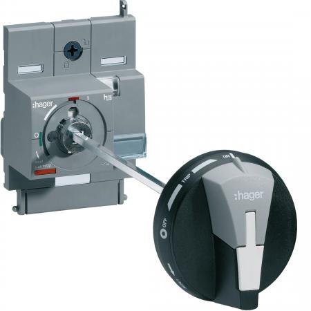 Hager Drehantrieb x160 Türeinbau