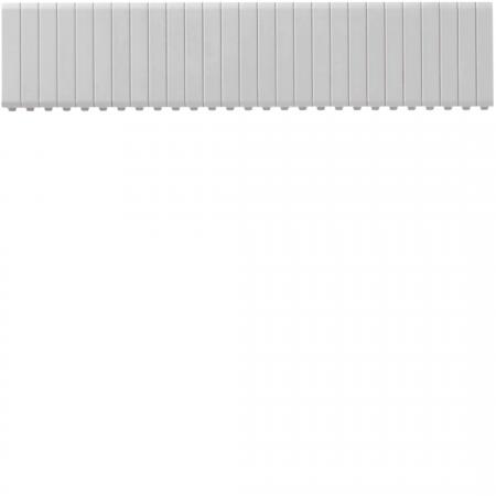 Hager Abdeckstreifen,universal,24M,RAL9010