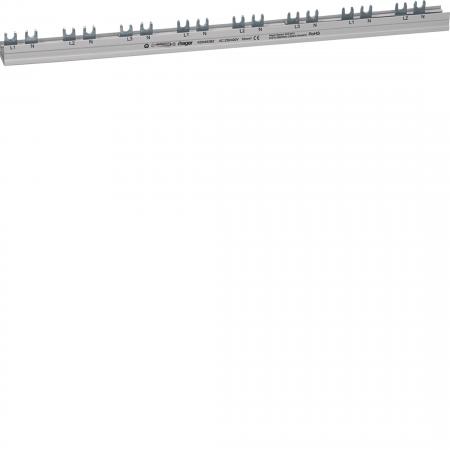 Hager Phasenschiene 3P+N für ARFxxxD 24 Module
