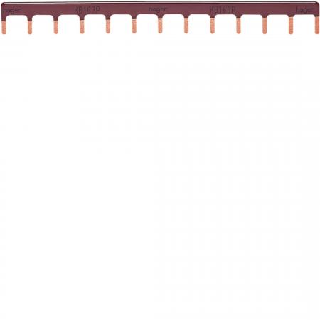 Hager Kammschiene 1P Stift 10mm² 63A 13M braun