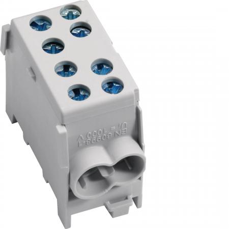 Hager Hauptleitungsabzweigklemme 1-polig, HAKL, 2x35mm² - 2x25mm², IP20, Farbe: