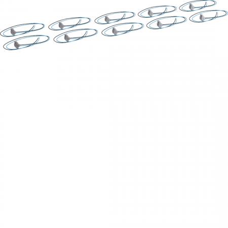 Hager Spgsabgriff,universZ,800mm, 10 Stück