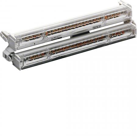 Hager PE/N-Klemme,universZ, 2x25 Klemmstellen