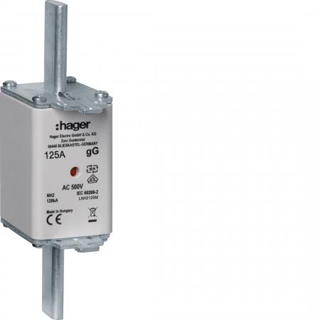 Hager NH-Sicherung NH2C gG 500V 125A K-Melder