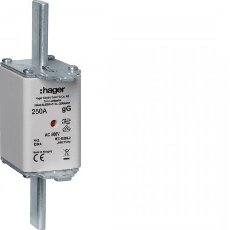 Hager NH-Sicherung NH2C gG 500V 250A K-Melder
