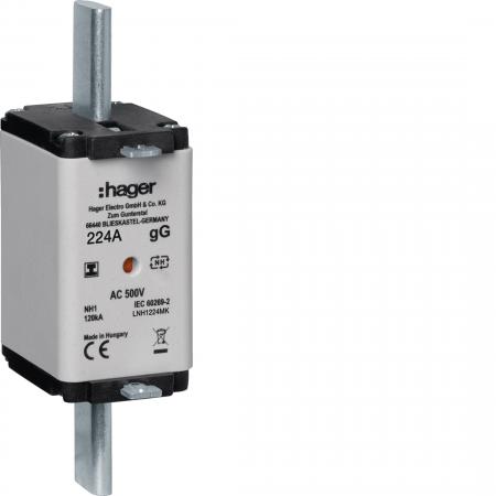 Hager NH-Sicherung NH1 gG 500V 224A Iso-Griff