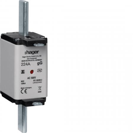Hager NH-Sicherung NH2C gG 500V 224A Iso-Griff