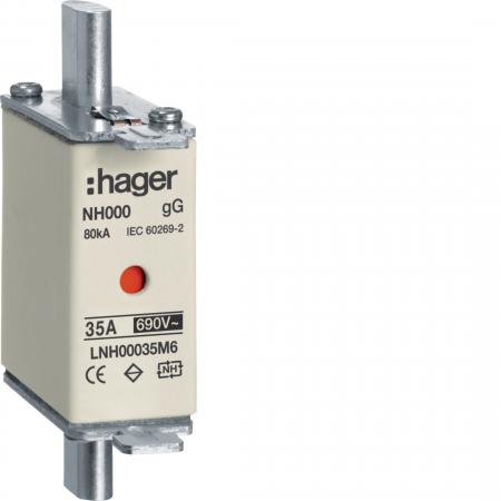 Hager NH-Sicherung NH000 gG 690V 35A K-Melder