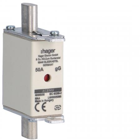 Hager NH-Sicherung NH000 gG 690V 50A K-Melder