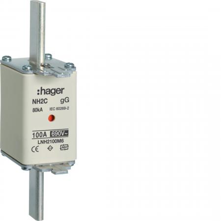 Hager NH-Sicherung NH2C gG 690V 100A K-Melder