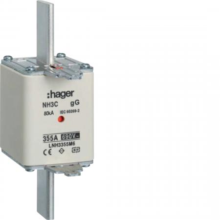 Hager NH-Sicherung NH3C gG 690V 355A K-Melder
