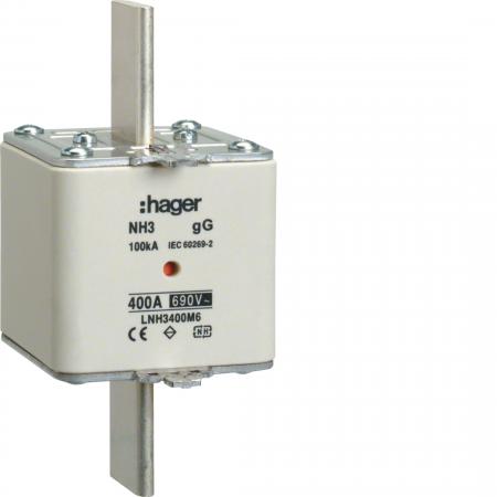 Hager NH-Sicherung NH3 gG 690V 400A K-Melder