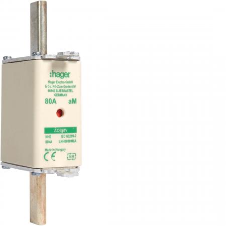 Hager NH-Sicherung NH0 690V aM 80A K-Melder
