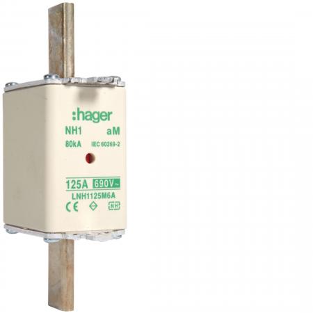 Hager NH-Sicherung NH1 690V aM 125A K-Melder