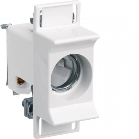 Hager Keramiksockel D02 m. Schelle, 1-p, 63A
