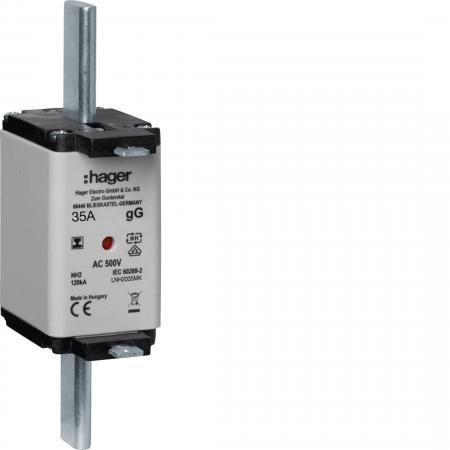 Hager NH-Sicherung NH2C gG 500V 35A Iso-Griff