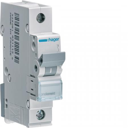 Hager LS-Schalter 1polig 6kA C-50A 1M
