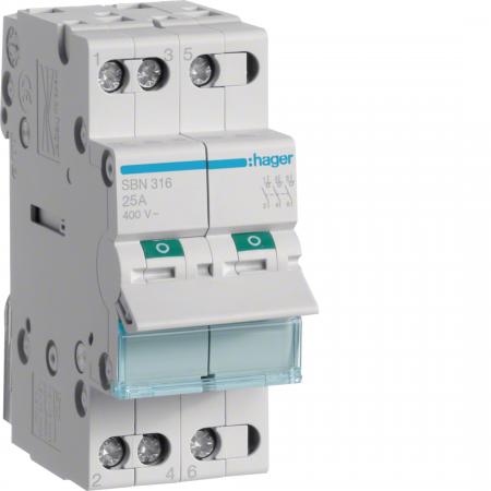Hager Ausschalter 16A 3S 400V AC 2PLE