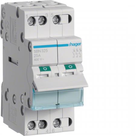 Hager Ausschalter 25A 3S 400V AC 2PLE