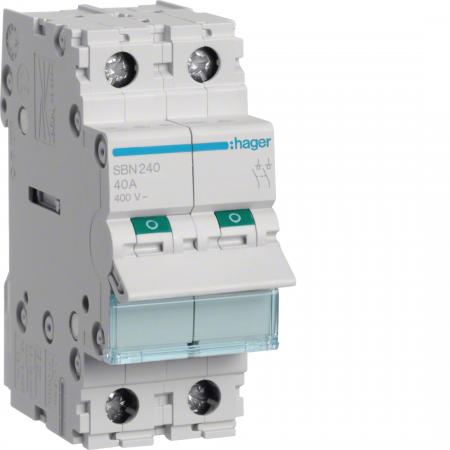 Hager Ausschalter 40A 2S 400V AC 2PLE