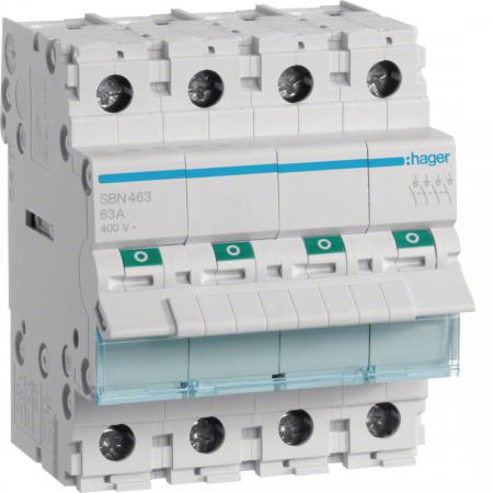 Hager Ausschalter 4P 63A