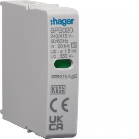 Hager Steckmodul L-N SPB420
