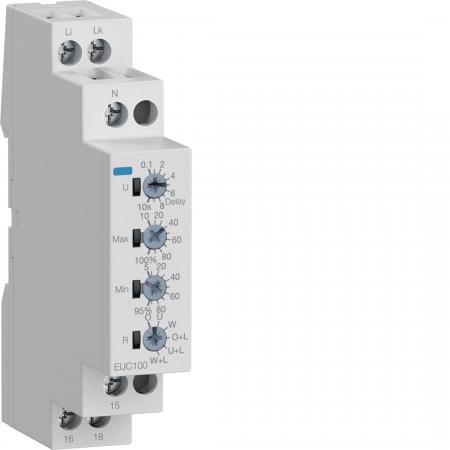 Hager Kontrollrelais Stromüberwachung 1P 1W