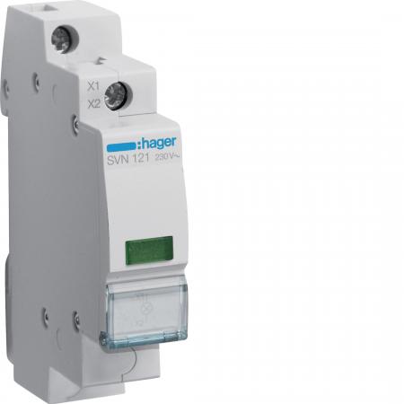 Hager LED Leuchtmelder grün 230V AC 1PLE