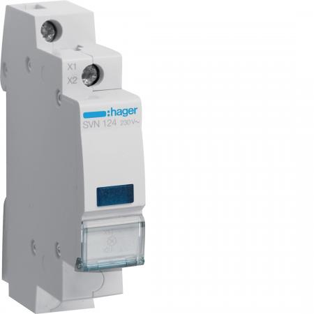 Hager LED Leuchtmelder blau 230V AC 1PLE