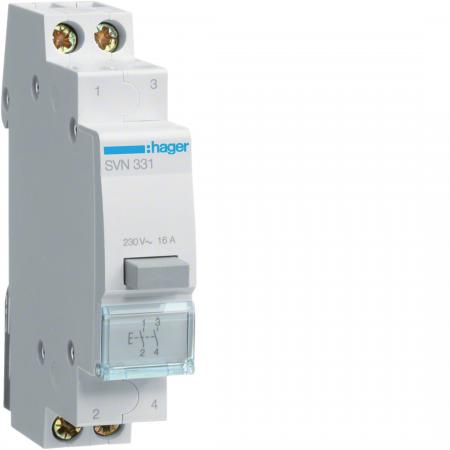 Hager Taster 16A 2S 230V AC 1PLE
