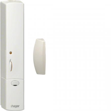 Hager Funk Fensterkontakt mit Batterie, weiß