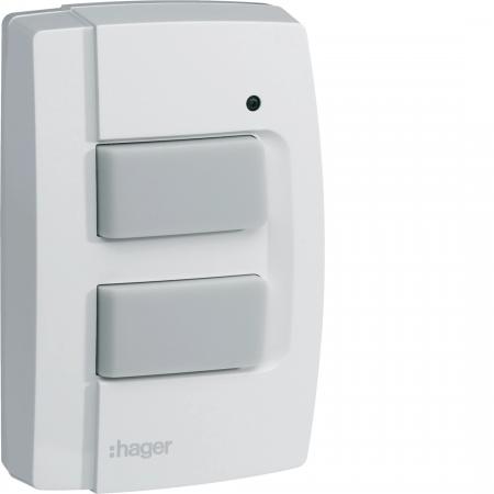 Hager Funk AP 2fach Tastsensor IP55, q.-link