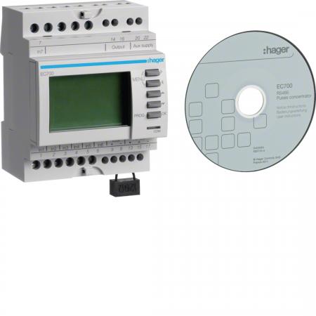 Hager Impulseingang 7fach JBUS/MODBUS