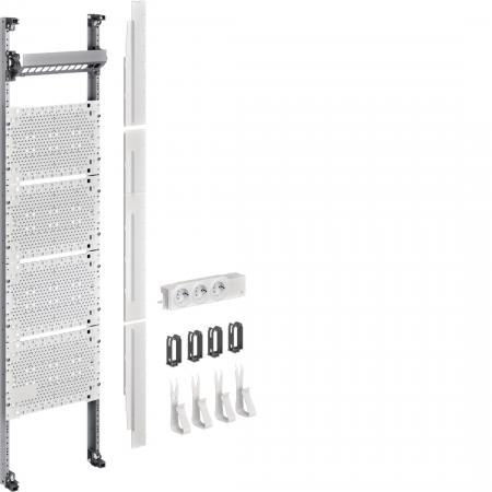Hager Komplettfeld / Multimediafeld, univers Z, 1050mm, 1-feld, ohne Patchmodule