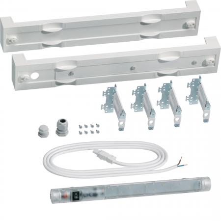 Hager Baustein,universN,2x 75x500mm, Leuchte