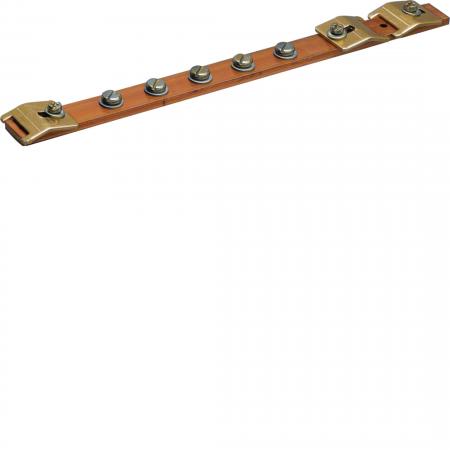 Hager Erdungsschiene,universN,Cu20x5mm,1feldig
