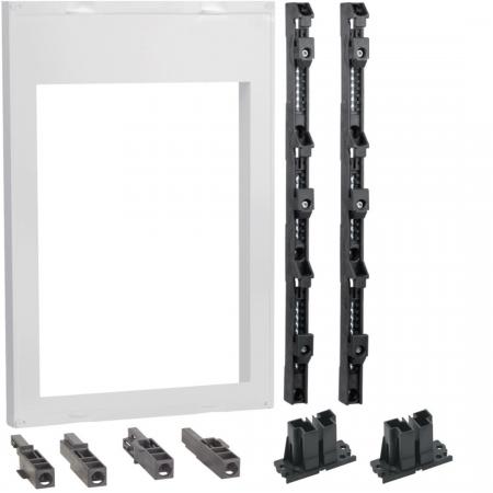 Hager Bausatz, univers N, 750x500mm, für 4 NH1-3 Leiste auf Sammelschienensystem