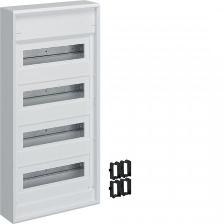 Hager Kleinverteiler volta, Aufputz, 4x12 PLE, IP30, Schutzklasse II, ohne Tür