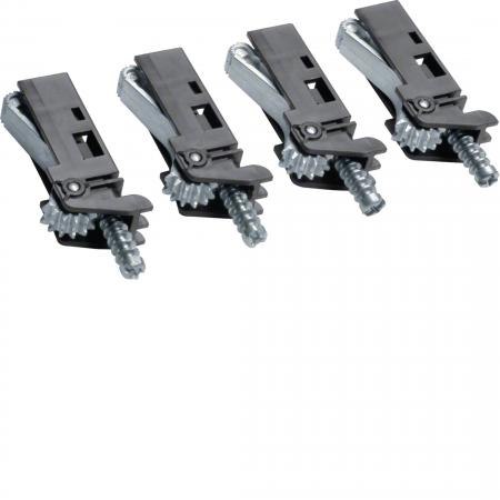 Hager Hohlwandset, Kleinverteiler / Feldverteiler, Befestigung des Mauerkastens
