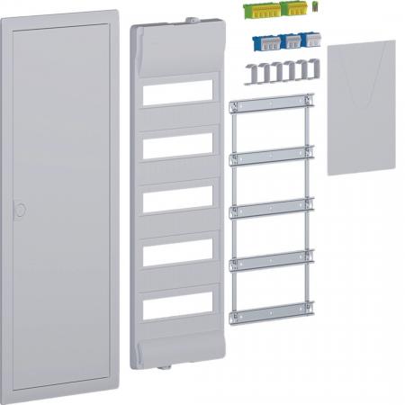 Hager Ausbaupaket,Volta,5x12PLE,m.Rahmen+Tür