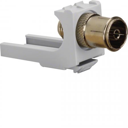 Hager KOAX Modul (E-Dat),universal,IEC-Buchse