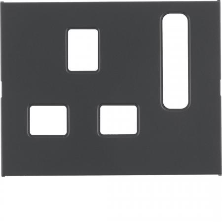 Berker 3313077006 Zentralstück British-Standard K.1 anth