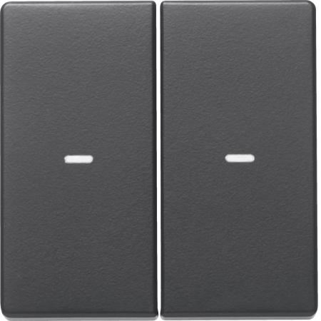 Berker 80960326 Abdeckung 2f. Tastsen.-Modul Q.x anth